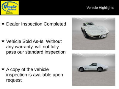 1977 Chevrolet Corvette Base