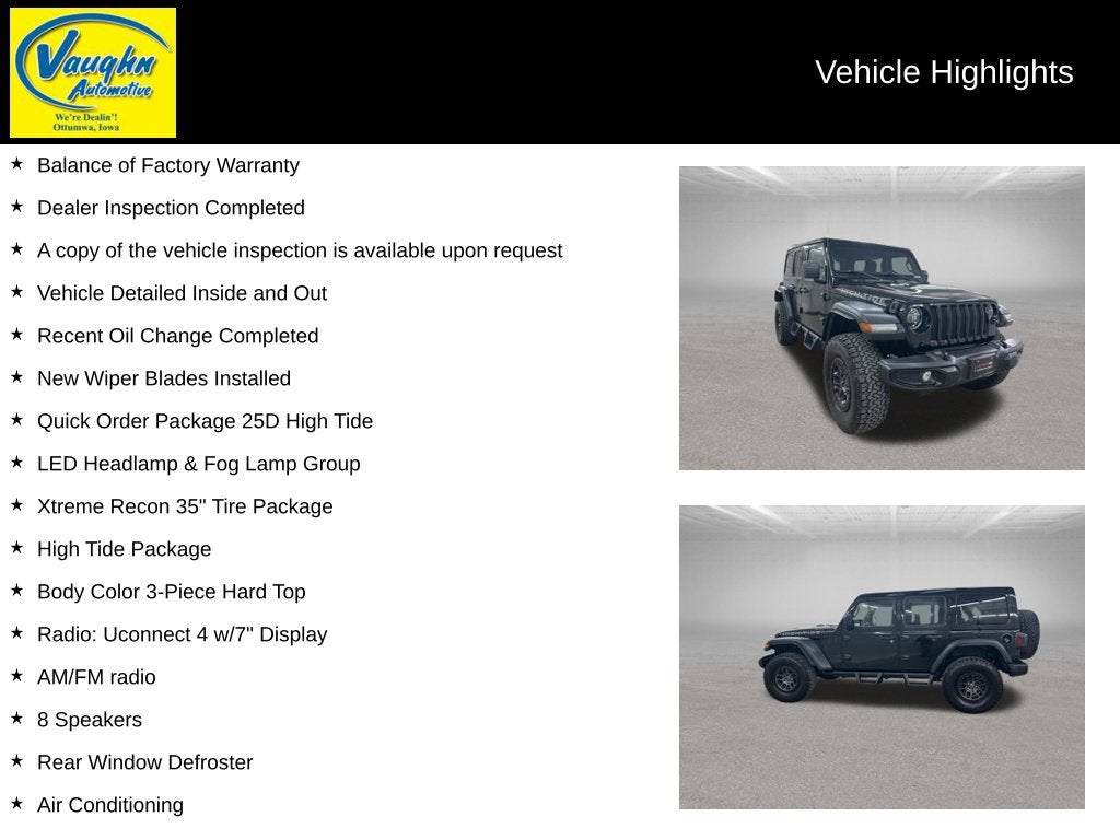 2022 Jeep Wrangler Unlimited High Tide