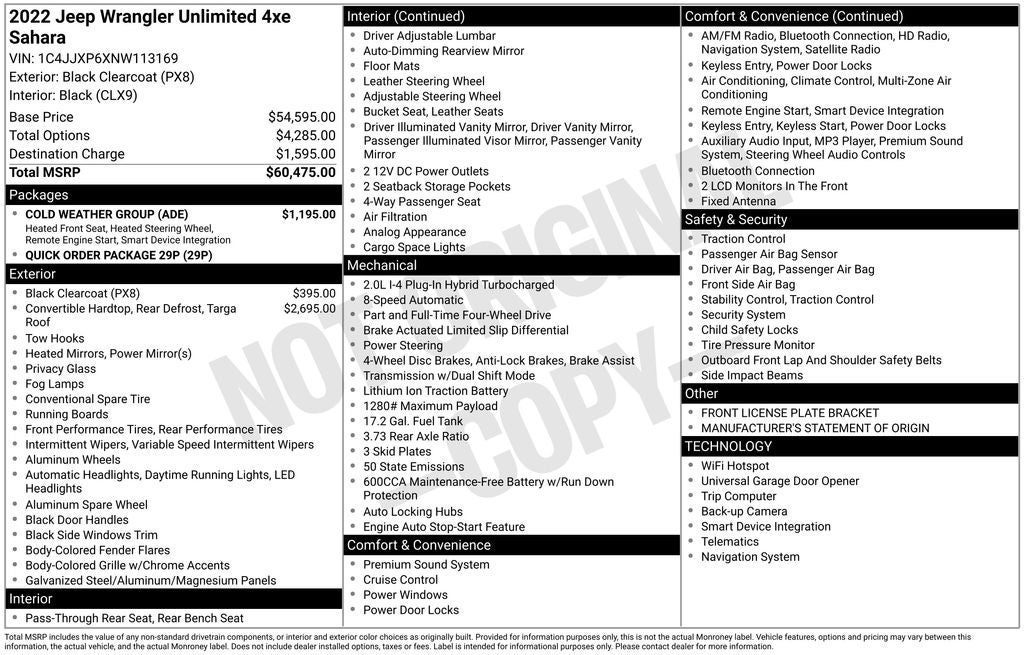 2022 Jeep Wrangler Unlimited Sahara 4xe