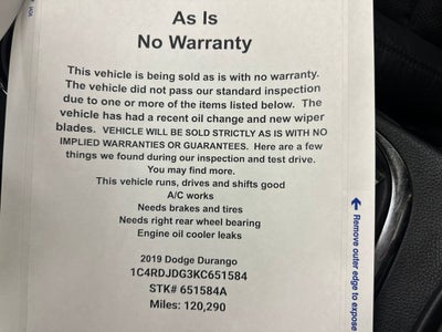 2019 Dodge Durango GT Plus