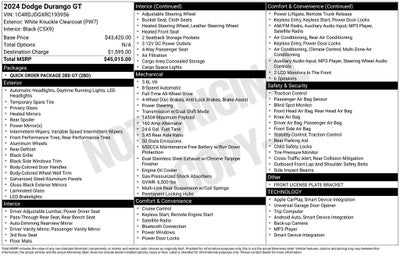 2024 Dodge Durango GT