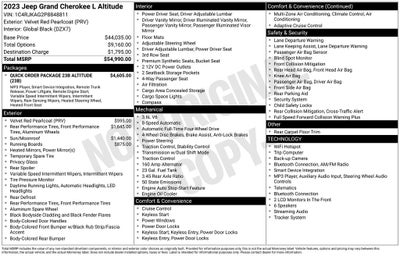 2023 Jeep Grand Cherokee L Altitude