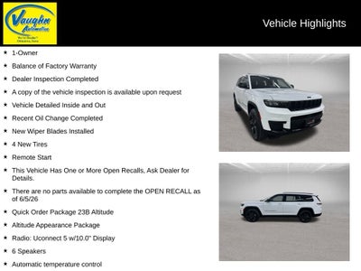 2023 Jeep Grand Cherokee L Altitude