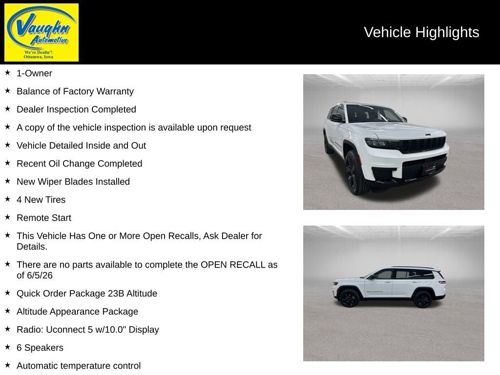 2023 Jeep Grand Cherokee L Altitude