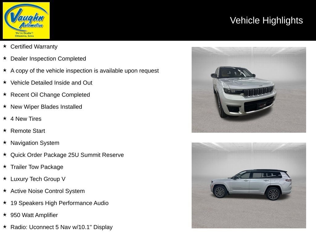 2021 Jeep Grand Cherokee L Summit