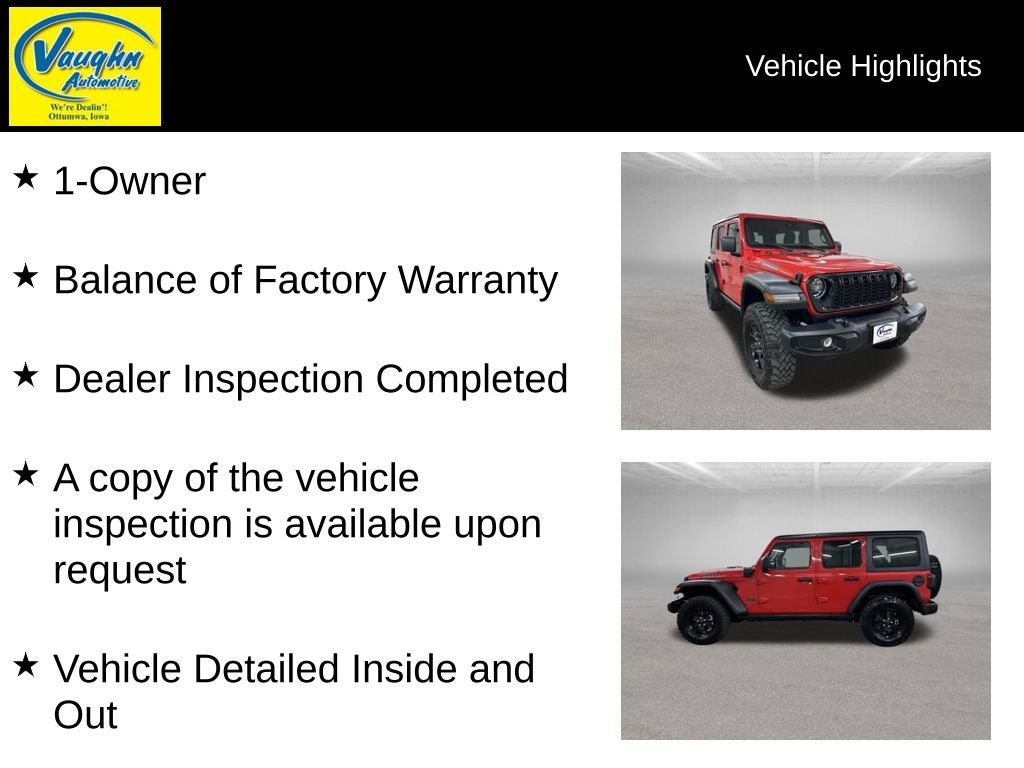2025 Jeep Wrangler Willys 4xe