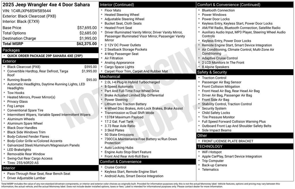 2025 Jeep Wrangler Sahara 4xe