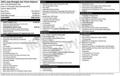 2025 Jeep Wrangler Rubicon 4xe