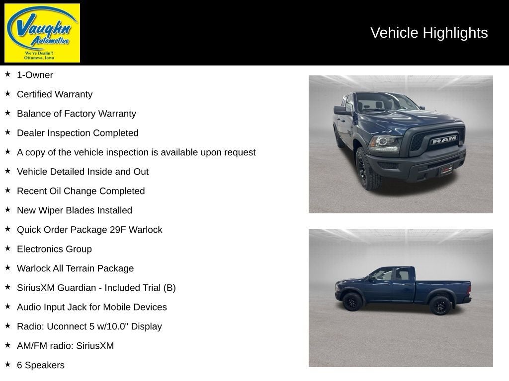 2022 RAM 1500 Classic Warlock