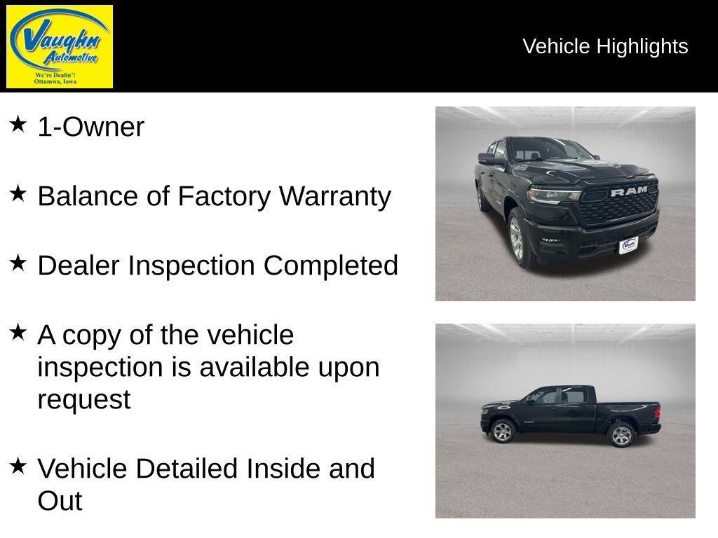 2025 RAM 1500 Big Horn/Lone Star