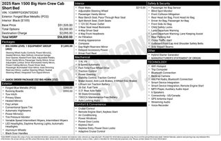 2025 RAM 1500 Big Horn/Lone Star