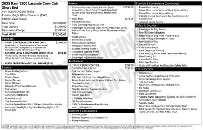 2025 RAM 1500 Laramie