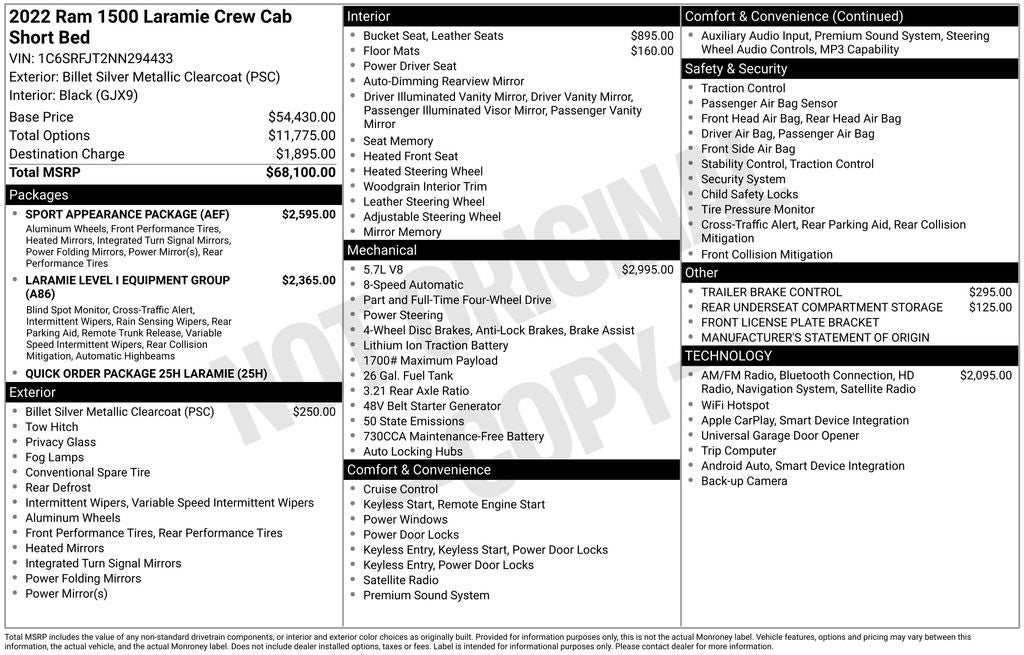 2022 RAM 1500 Laramie