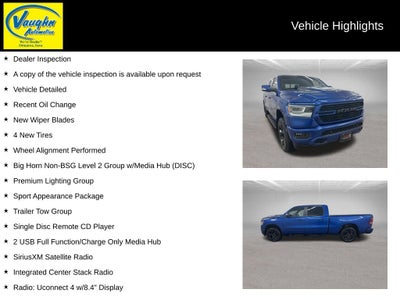 2019 RAM 1500 Big Horn/Lone Star