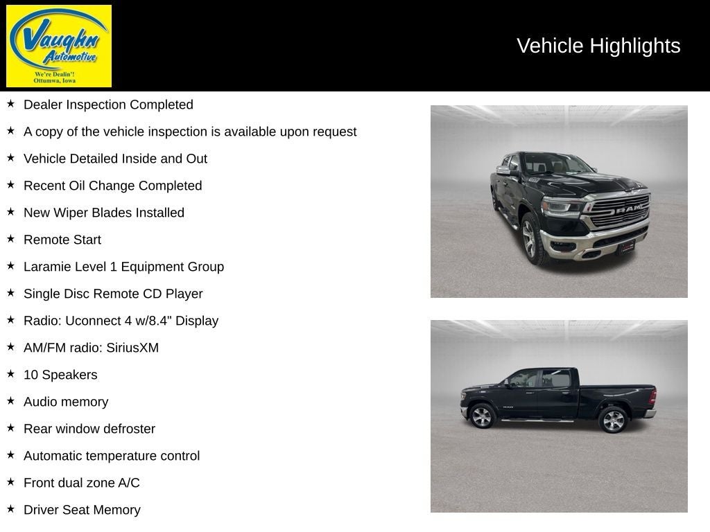 2019 RAM 1500 Laramie