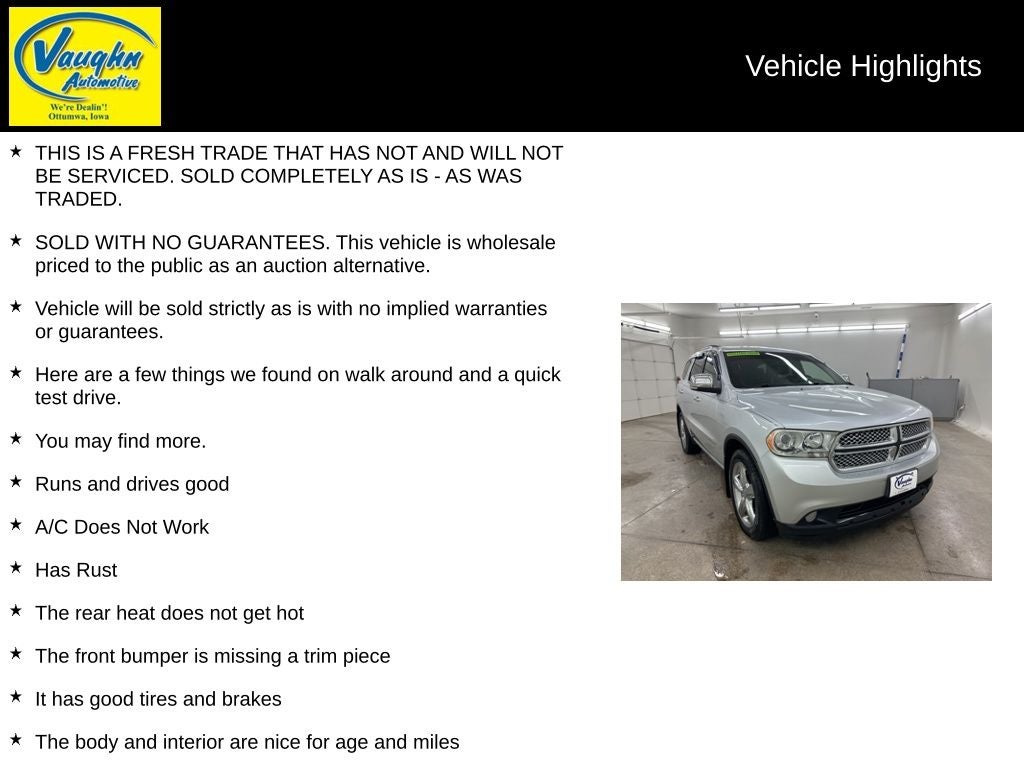 2011 Dodge Durango Citadel