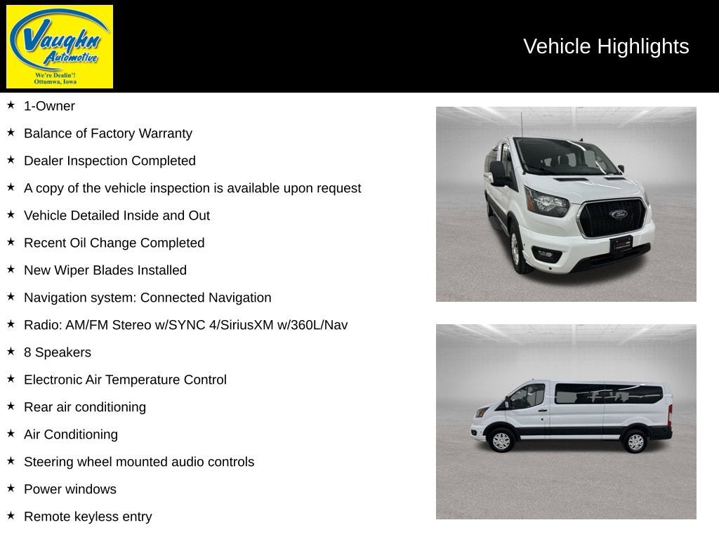 2024 Ford Transit-350 XLT