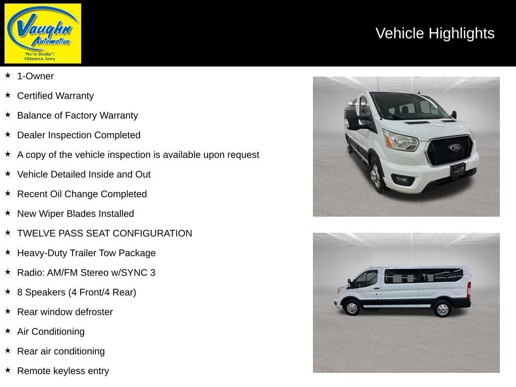 2021 Ford Transit-350 XLT