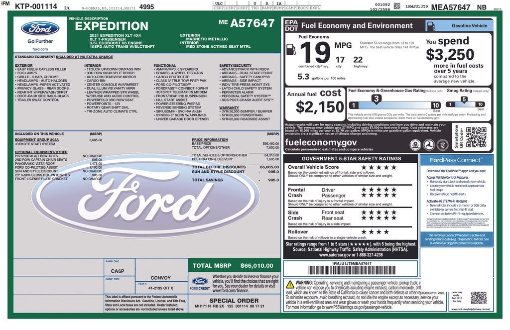 2021 Ford Expedition XLT