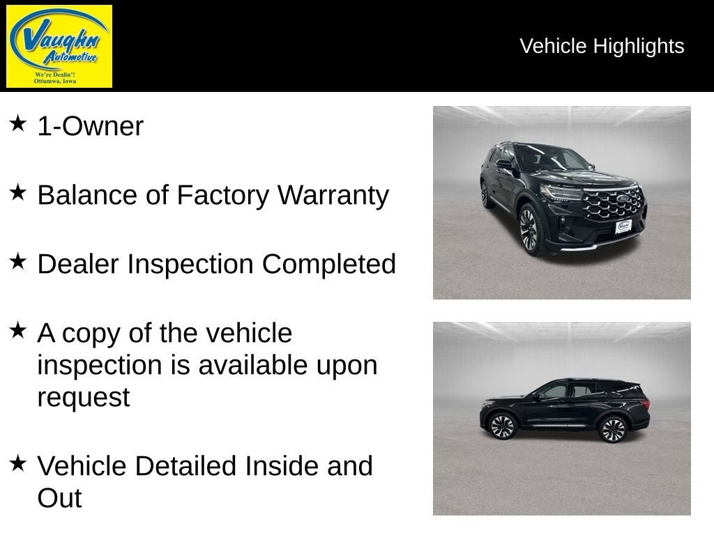 2025 Ford Explorer Platinum
