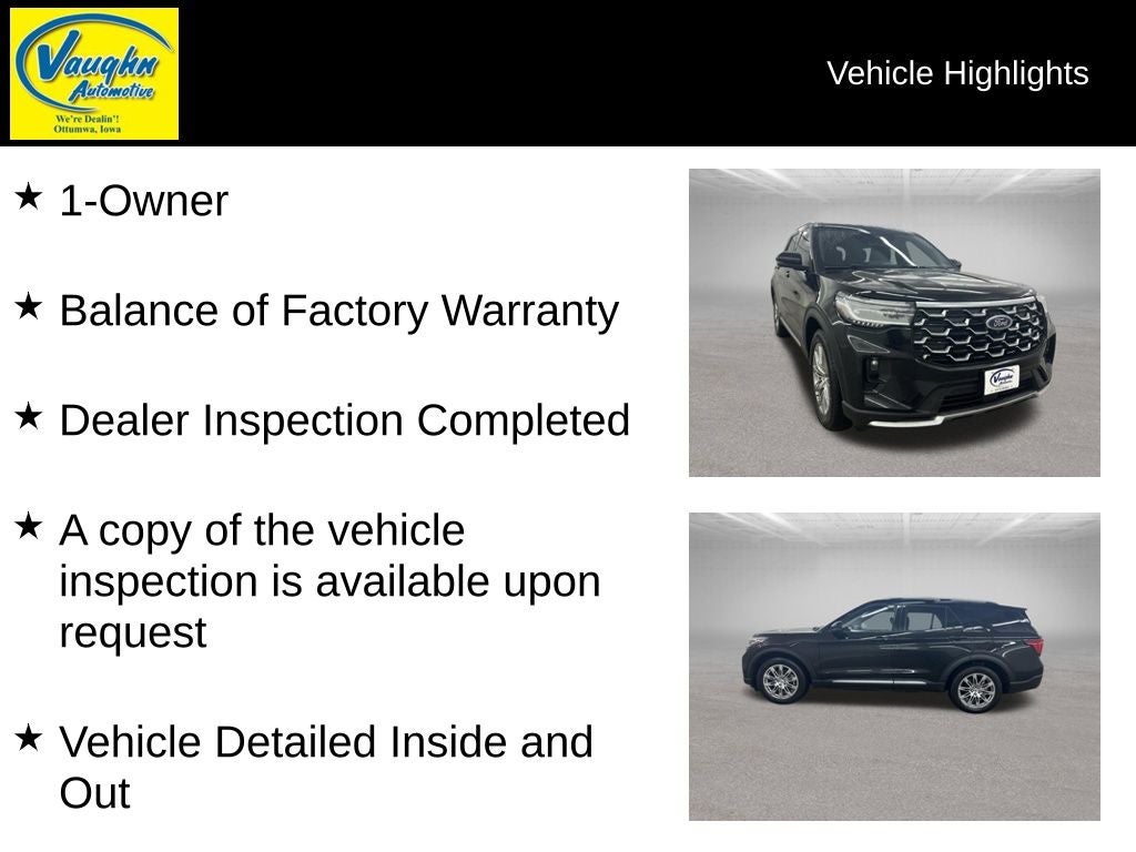 2025 Ford Explorer Platinum