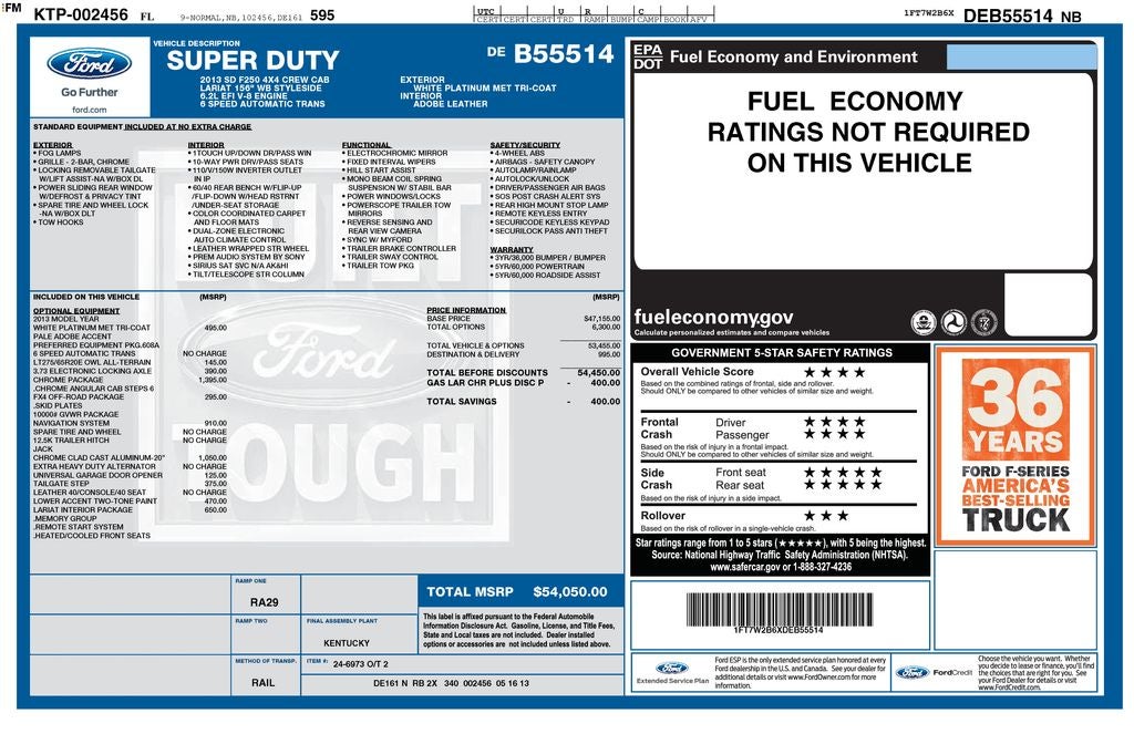2013 Ford F-250SD Lariat