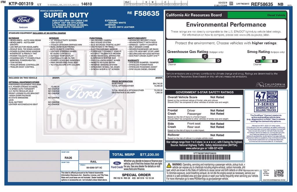 2024 Ford F-250SD Lariat