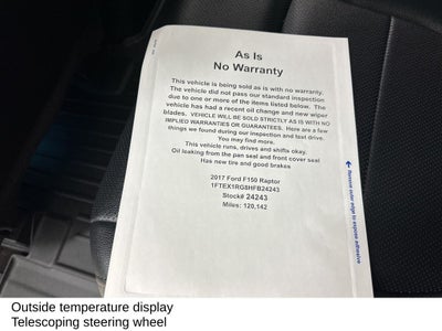 2017 Ford F-150 Raptor