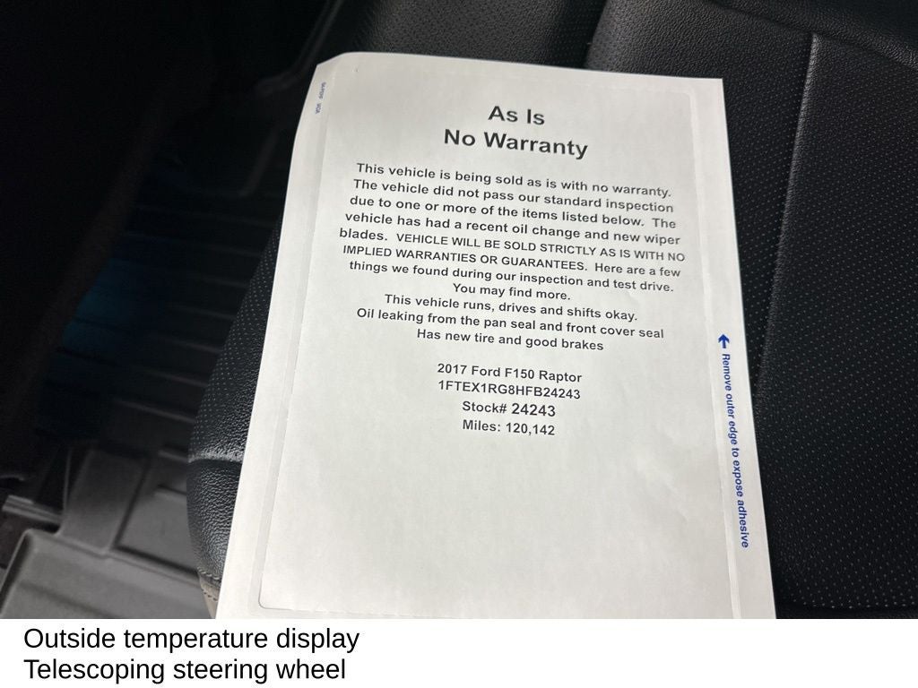 2017 Ford F-150 Raptor