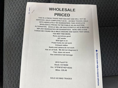 2012 Ford F-150 XLT