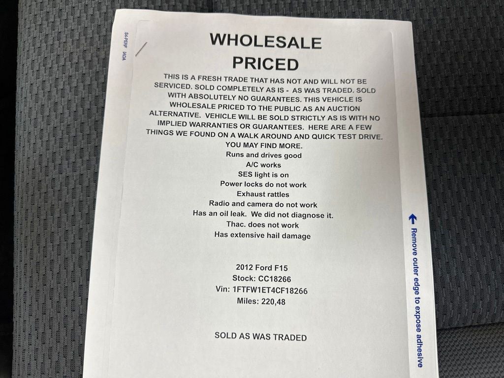 2012 Ford F-150 XLT