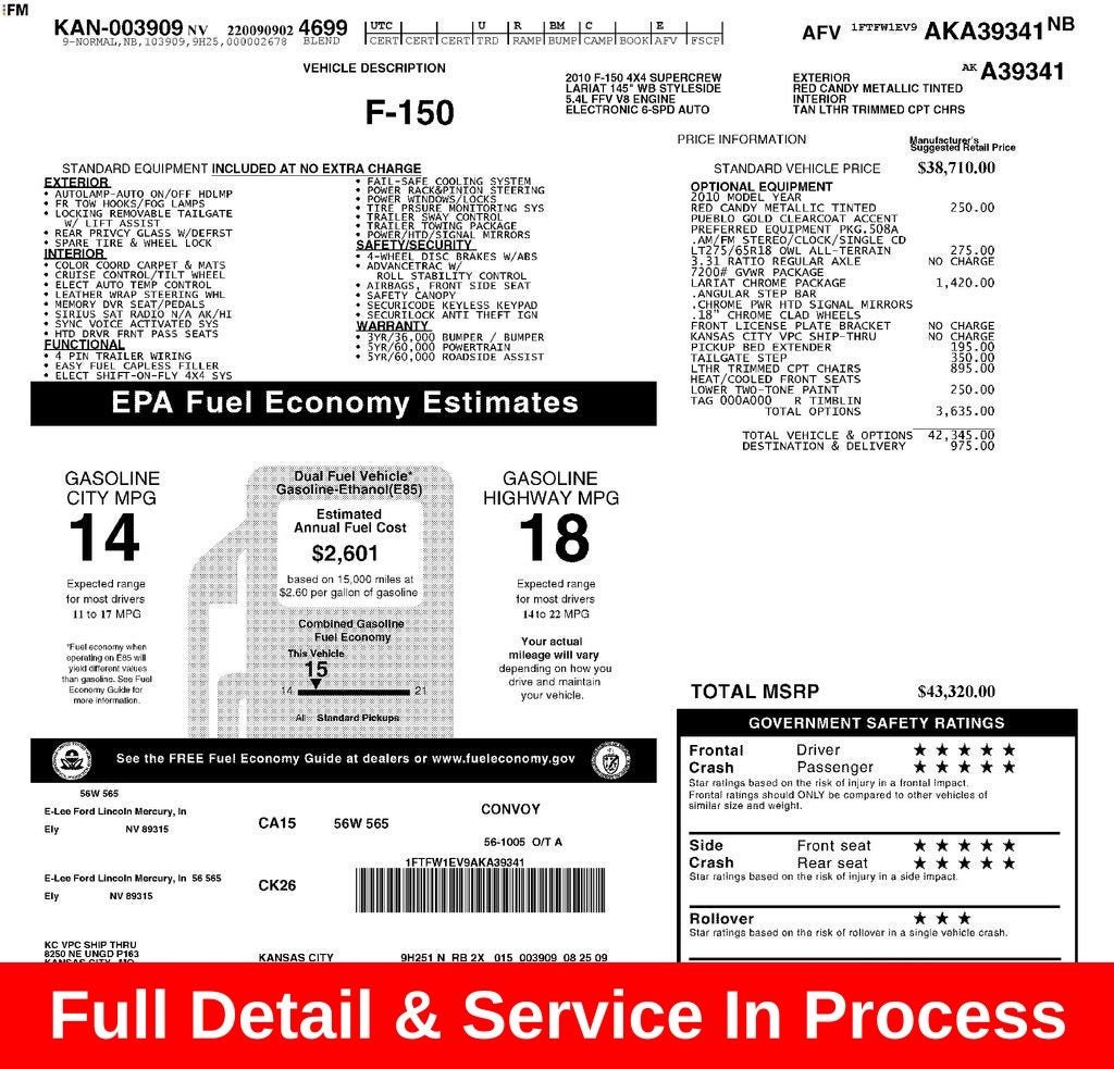 2010 Ford F-150 FX4