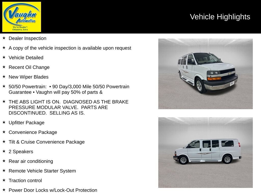 2011 Chevrolet Express 1500 Upfitter Cargo