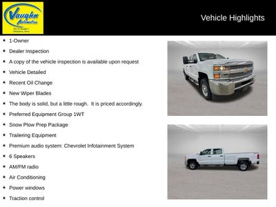 2019 Chevrolet Silverado 2500HD Work Truck