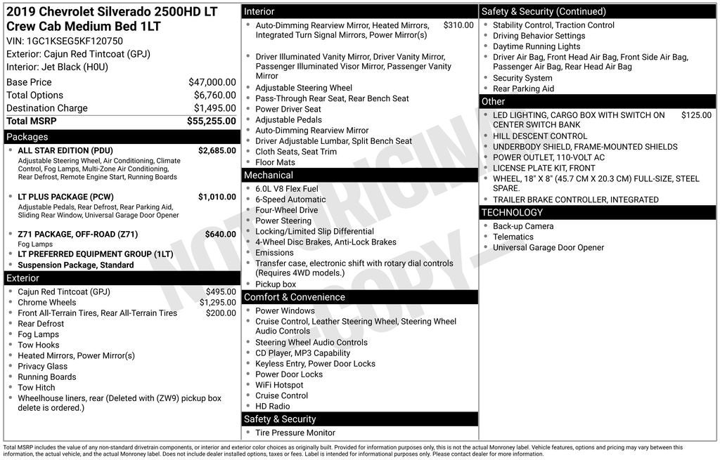 2019 Chevrolet Silverado 2500HD LT