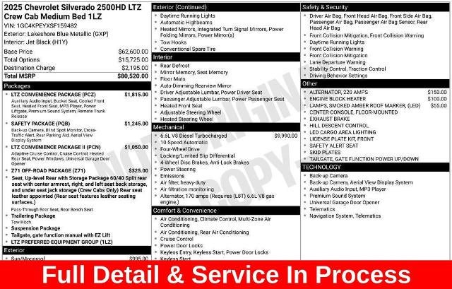 2025 Chevrolet Silverado 2500HD LTZ