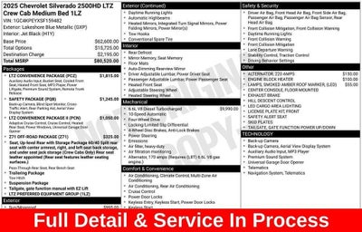 2025 Chevrolet Silverado 2500HD LTZ