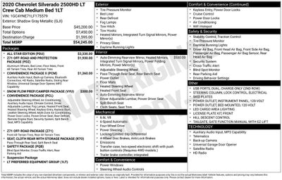 2020 Chevrolet Silverado 2500HD LT