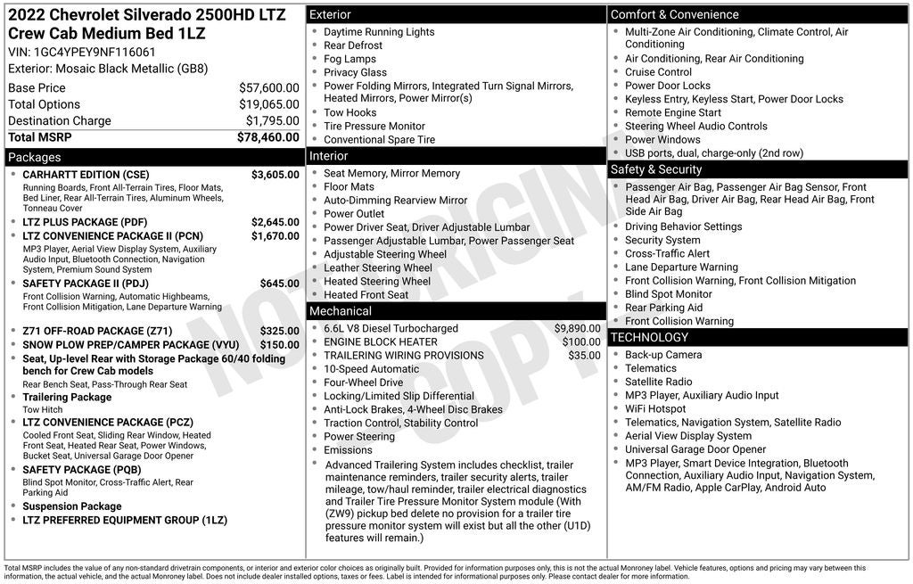 2022 Chevrolet Silverado 2500HD LTZ