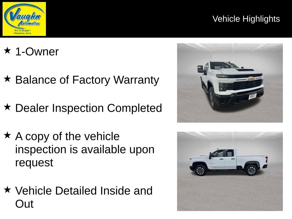 2025 Chevrolet Silverado 2500HD Custom
