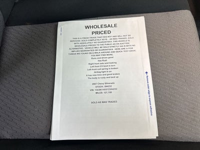 2007 Chevrolet Silverado 1500 Work Truck