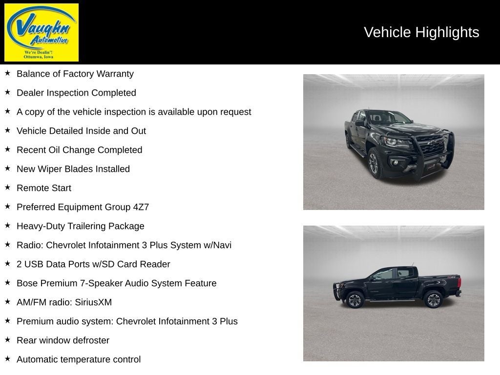2022 Chevrolet Colorado Z71