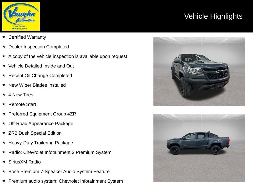 2019 Chevrolet Colorado ZR2