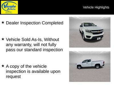 2017 Chevrolet Colorado Work Truck