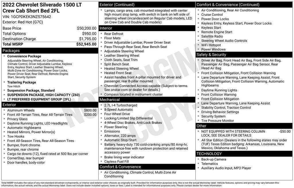 2022 Chevrolet Silverado 1500 LT