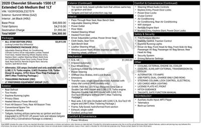 2020 Chevrolet Silverado 1500 LT