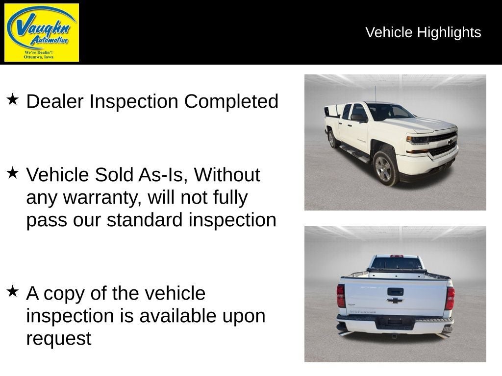 2016 Chevrolet Silverado 1500 Custom