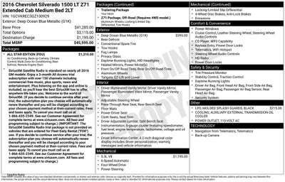 2016 Chevrolet Silverado 1500 LT LT2