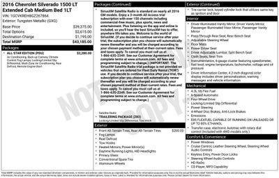 2016 Chevrolet Silverado 1500 LT LT1