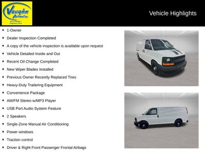 2017 Chevrolet Express 2500 Work Van Cargo